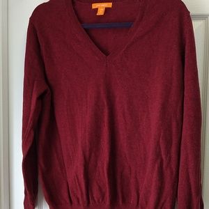 Joe Fresh xl wine red sweater
